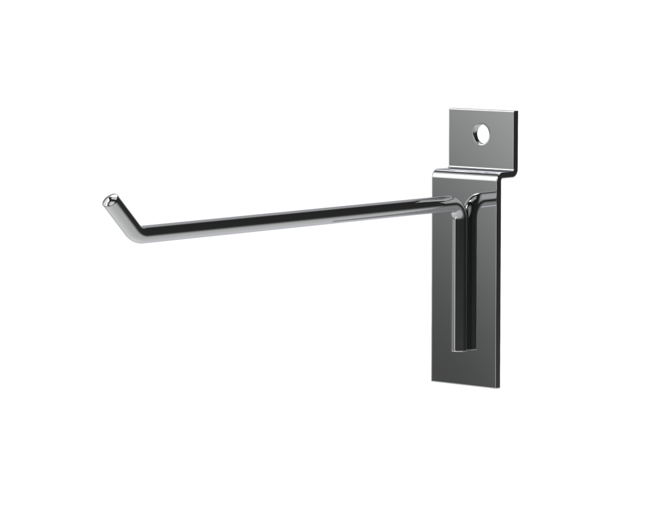 GANCHO PARA EXHIBIPANEL 15CM CROMO